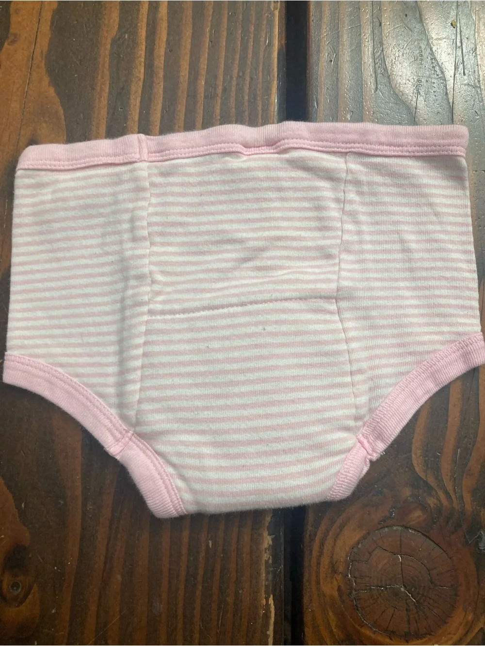Classic Pink Stripe Cotton Training Pants for Kids, Size 2T